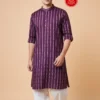 Self Stripe Design Kurta