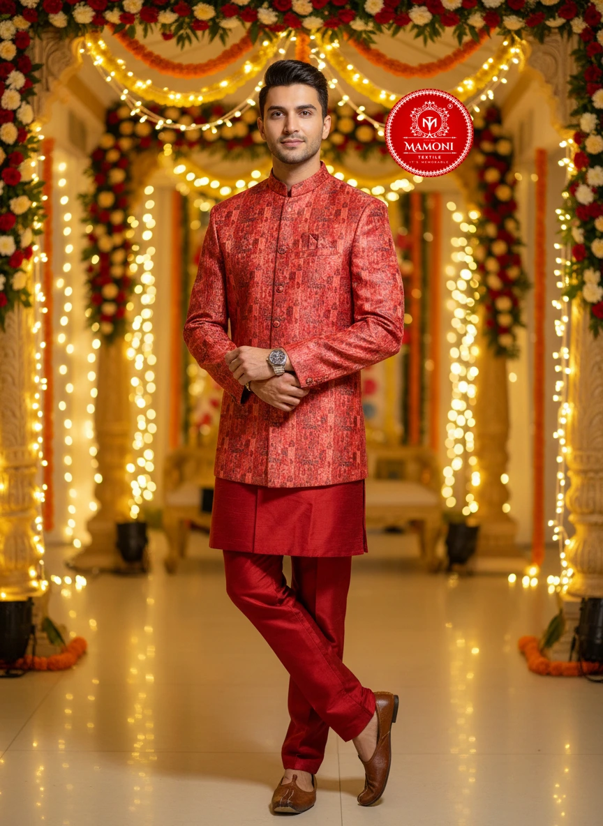 Angrakha Style Indo Western Set