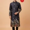 Daman Designer Black Punjabi