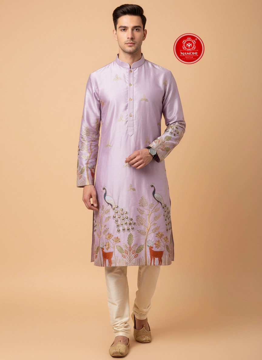 Daman Designer lavender Punjabi